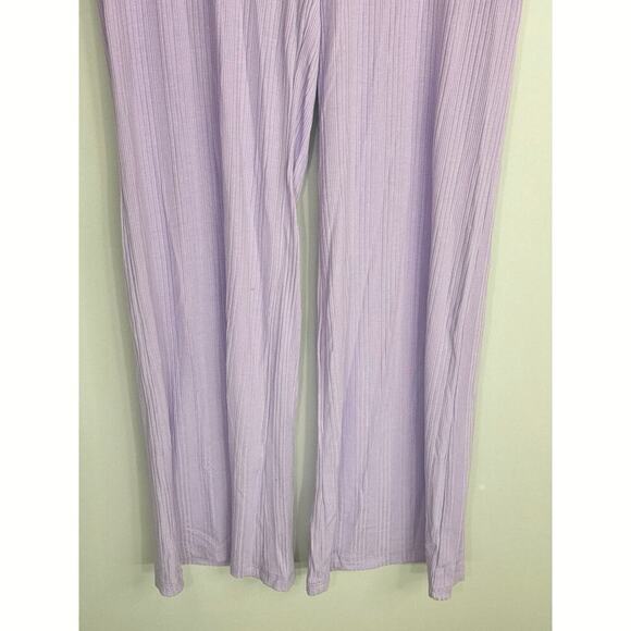 Jonathan Simkhai Celia Ribbed Knit Wide Leg Pants Medium NWT - Picture 5 of 13